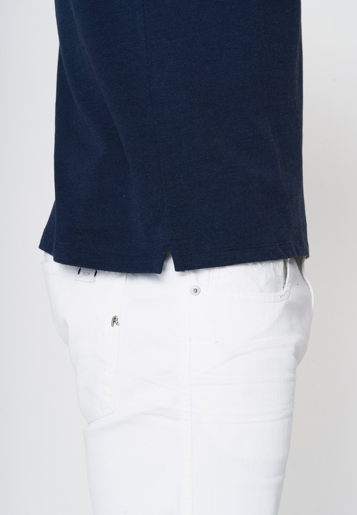Blau:  Sportliches Polo aus Baumwoll-Mix für Herren [18056]
