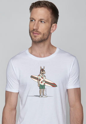 White: Sportliches T-Shirt aus Bio-Baumwolle für Herren [18134]