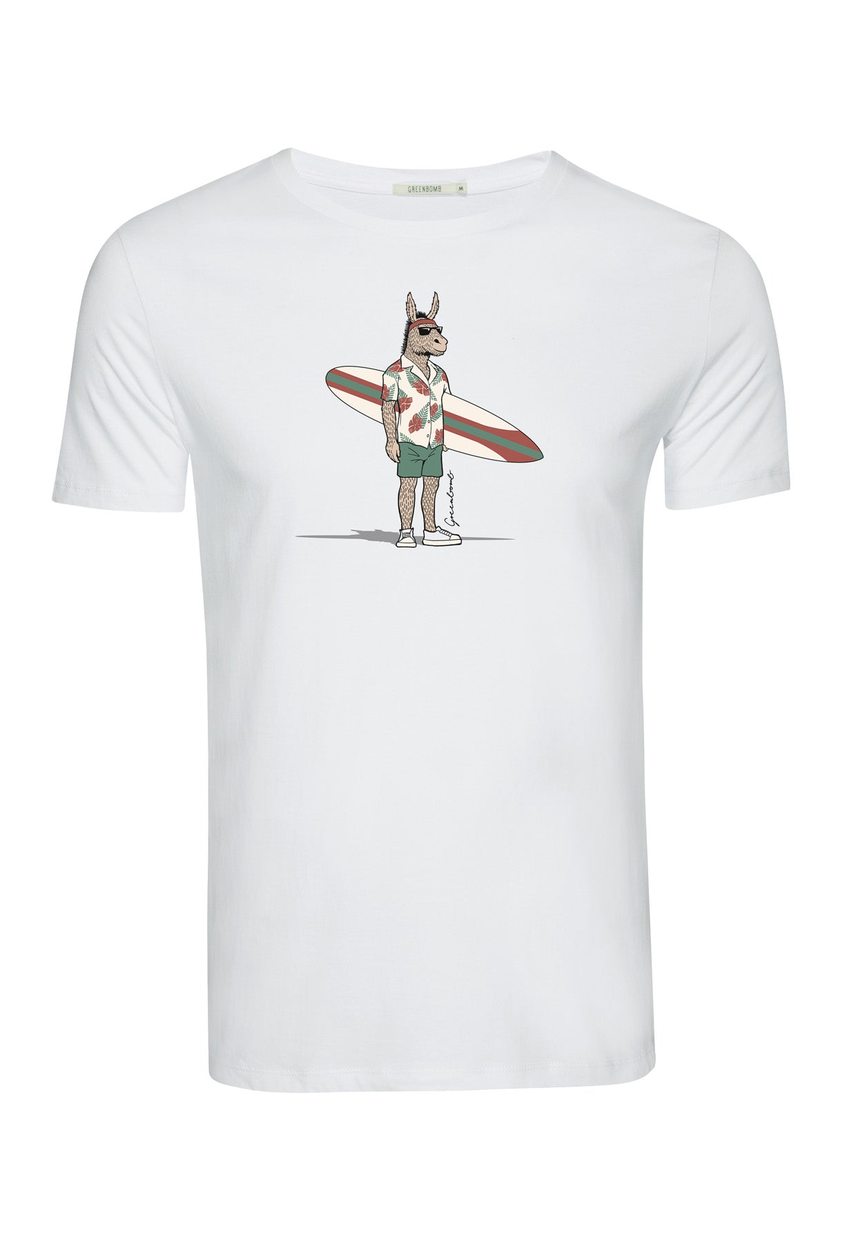 White: Sportliches T-Shirt aus Bio-Baumwolle für Herren [18137]