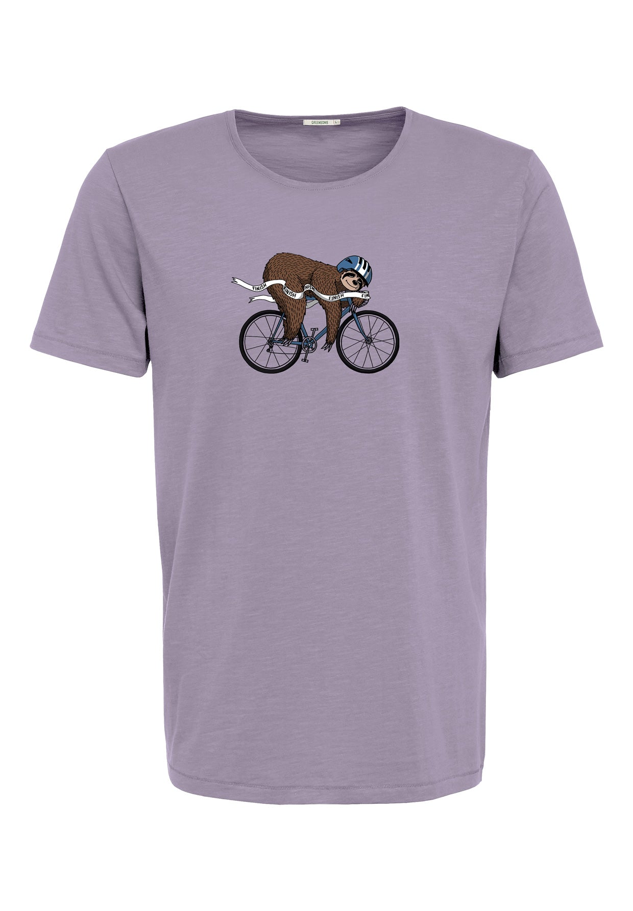 Lila:  Lässiges T-Shirt aus Bio-Baumwolle für Herren [18182]
