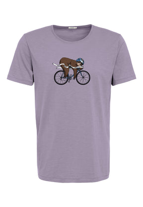 Lila:  Lässiges T-Shirt aus Bio-Baumwolle für Herren [18182]