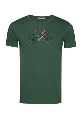 Grün:  Sportliches T-Shirt aus Bio-Baumwolle für Herren [18222]