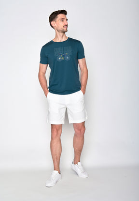 Blue Stone: Sportliches T-Shirt aus Bio-Baumwolle für Herren [18253]