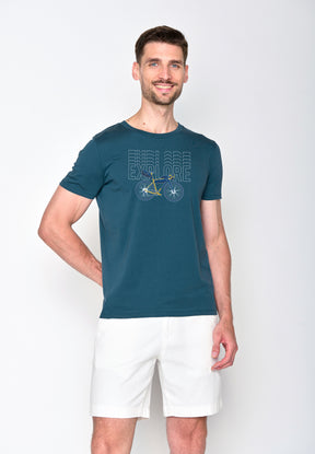 Blue Stone: Sportliches T-Shirt aus Bio-Baumwolle für Herren [18254]