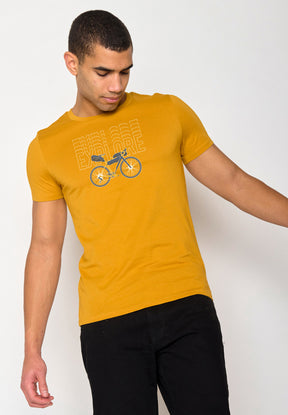Ochre: Sportliches T-Shirt aus Bio-Baumwolle für Herren [18258]