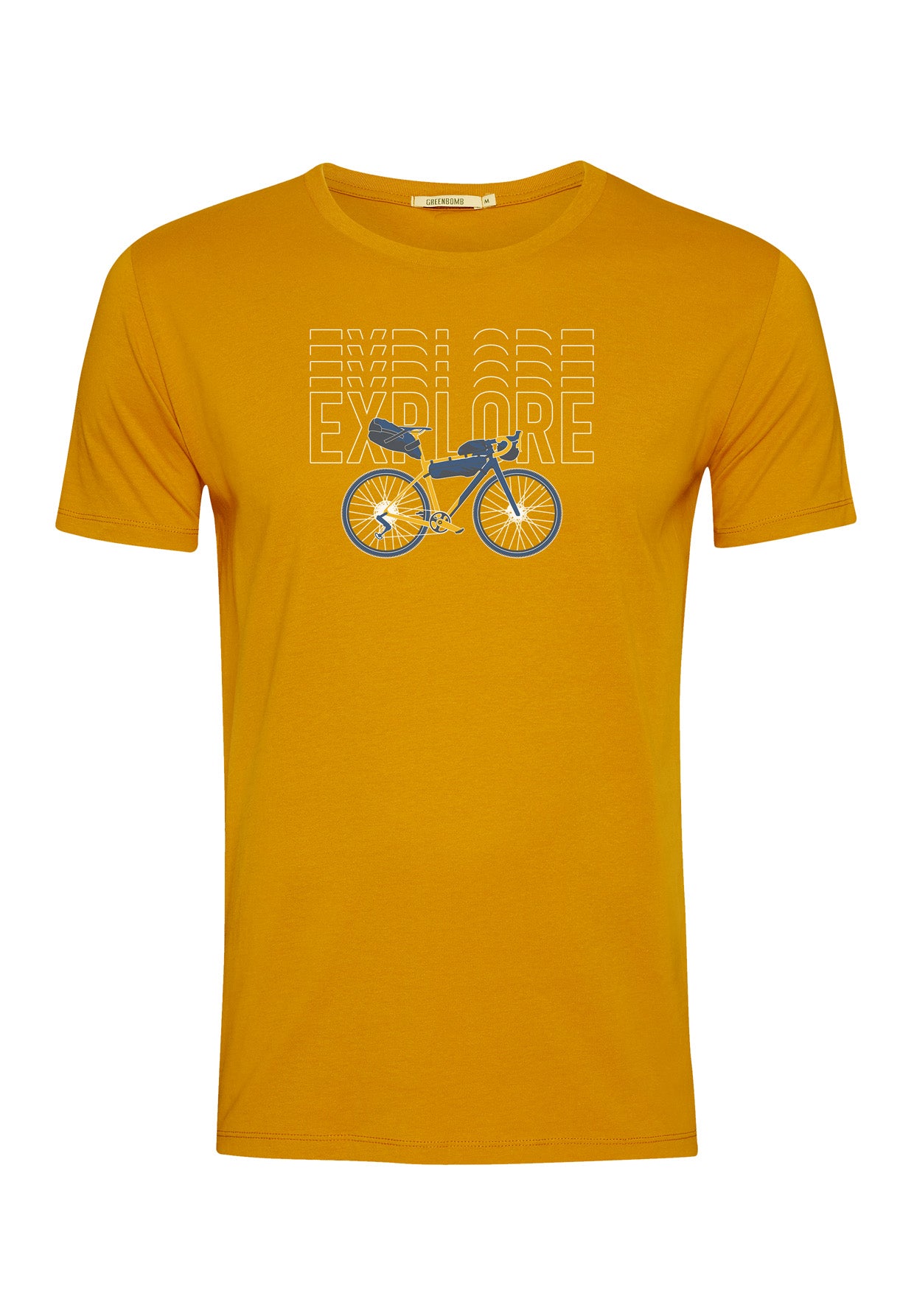 Gelb:  Sportliches T-Shirt aus Bio-Baumwolle für Herren [18261]
