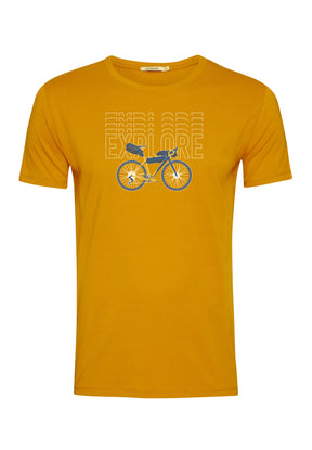 Gelb:  Sportliches T-Shirt aus Bio-Baumwolle für Herren [18261]