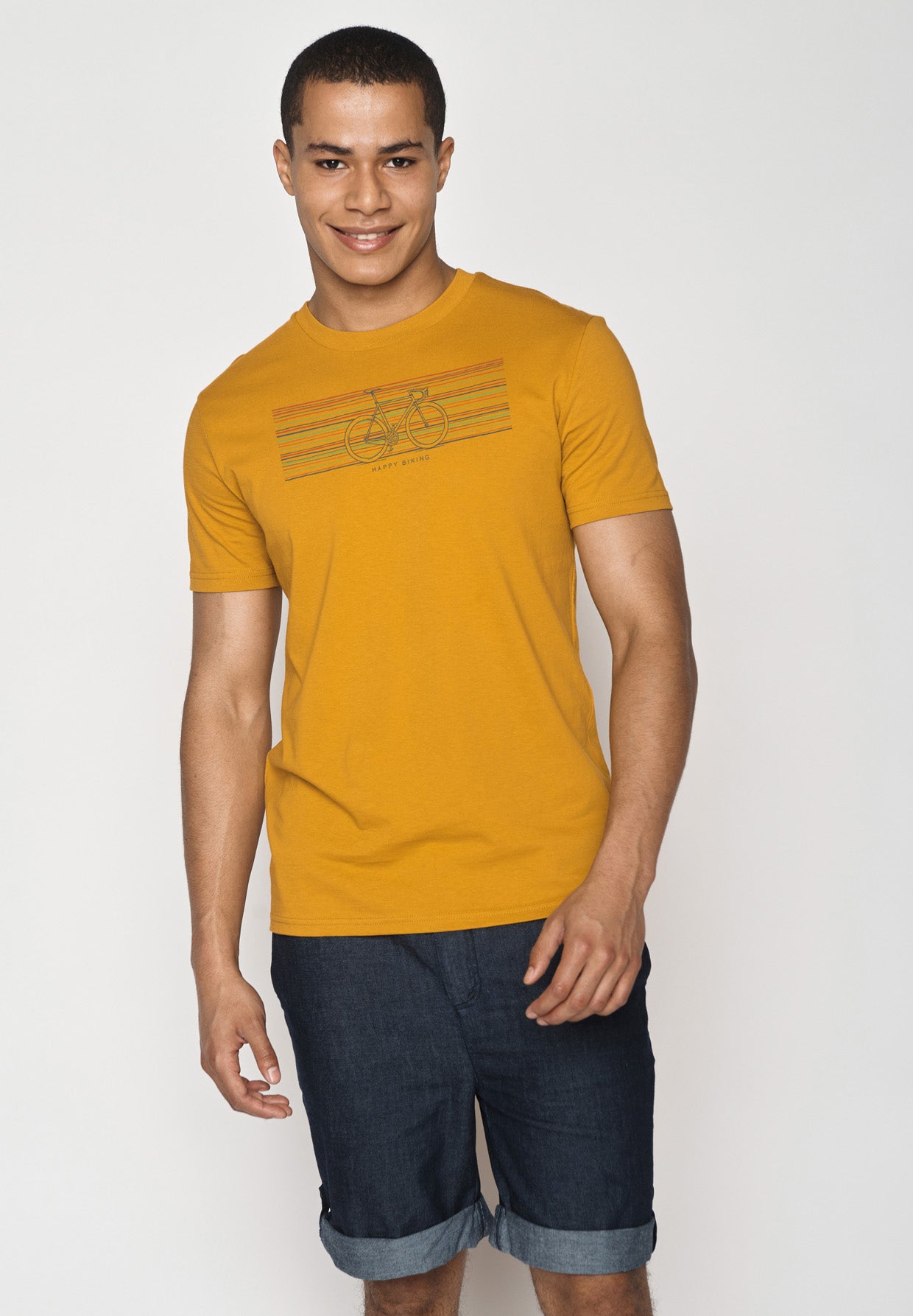 Ochre: Sportliches T-Shirt aus Bio-Baumwolle für Herren [18284]