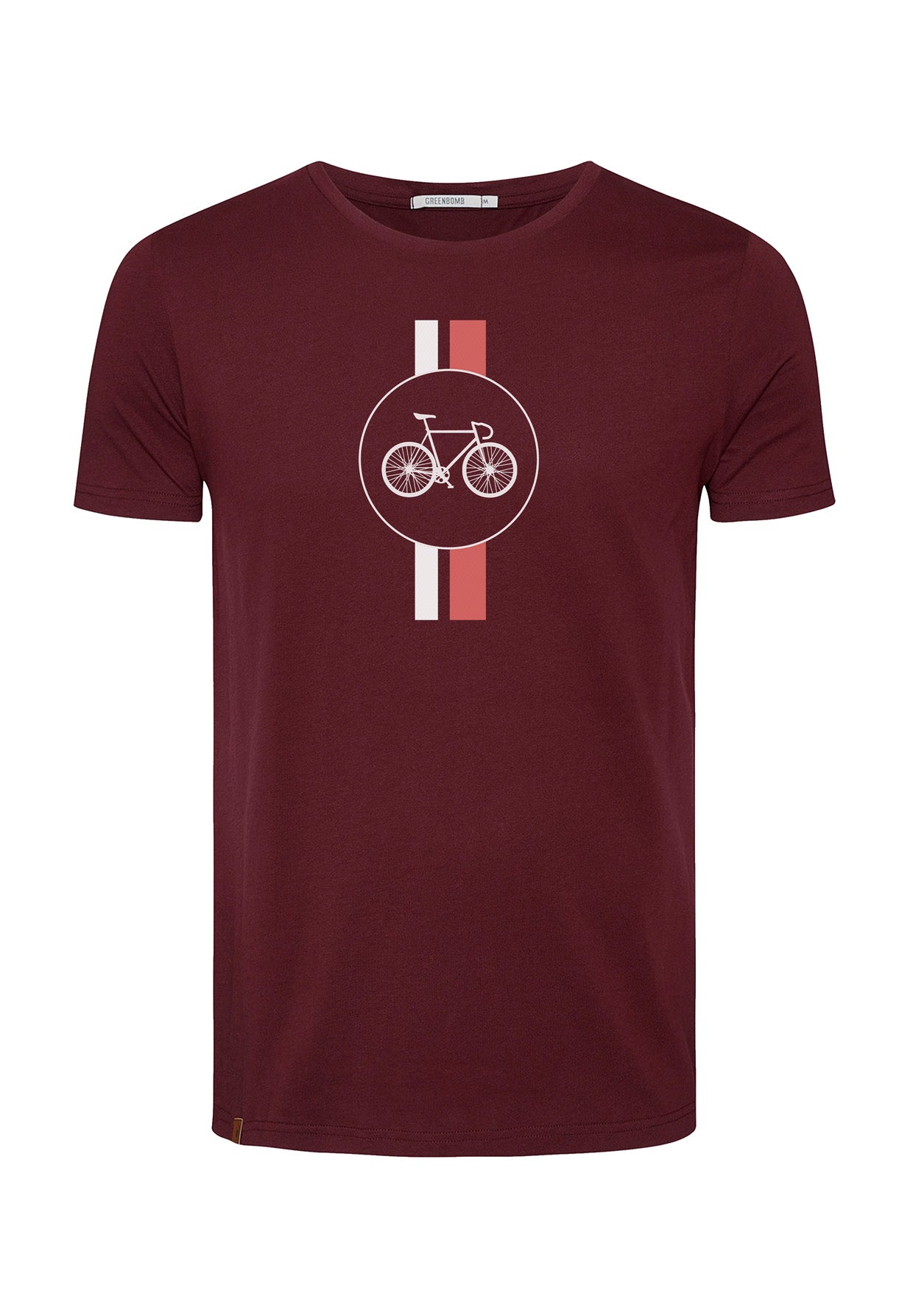 Rot:  Sportliches T-Shirt aus Bio-Baumwolle für Herren [18315]