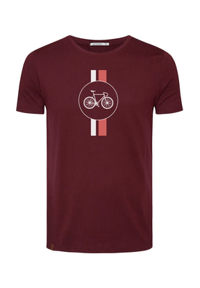 Rot:  Sportliches T-Shirt aus Bio-Baumwolle für Herren [18315]