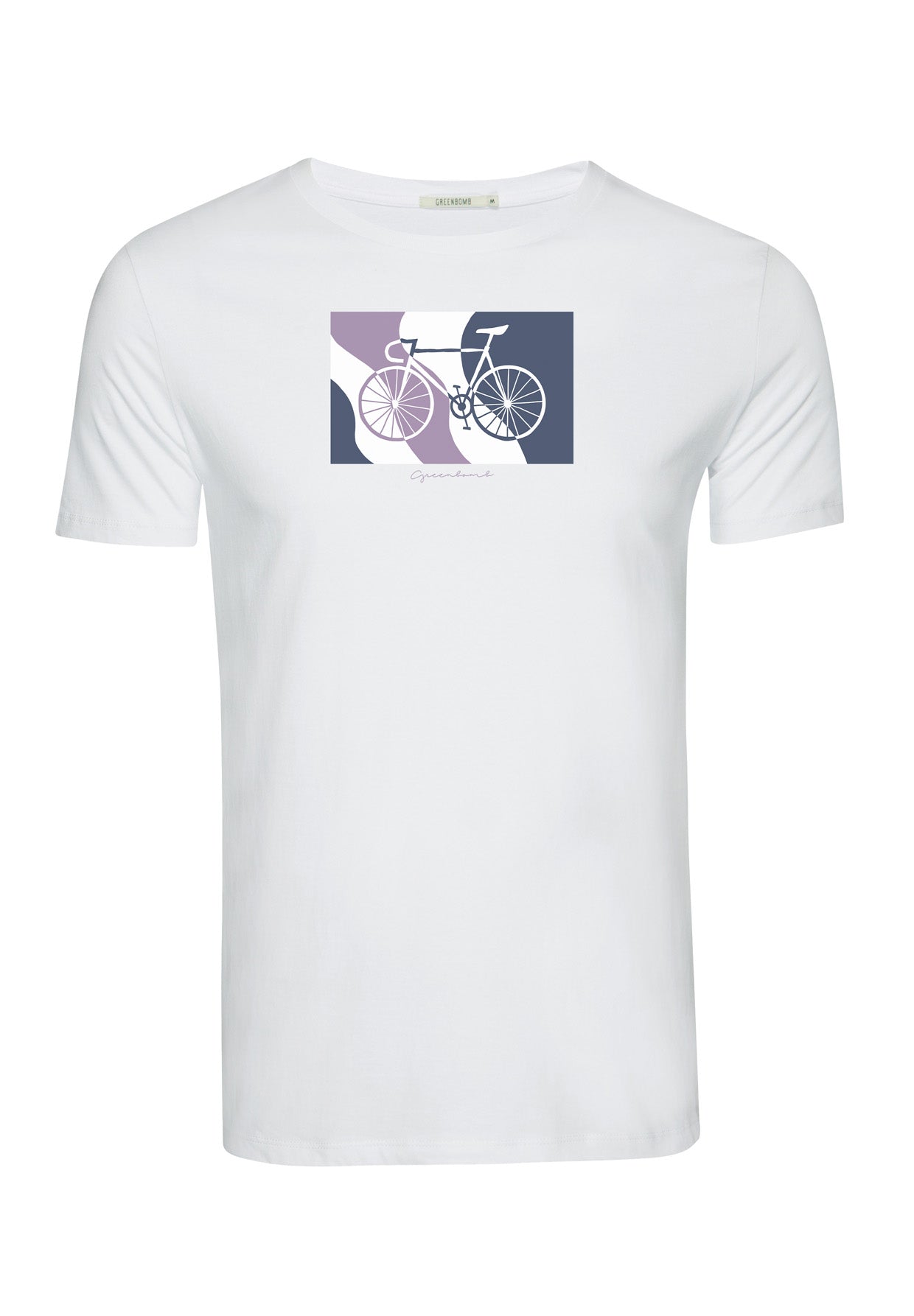 Weiß:  Sportliches T-Shirt aus Bio-Baumwolle für Herren [18344]