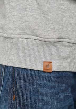 Heather Grey: Gemütliches Sweatshirt aus Bio-Baumwolle für Herren [1834]