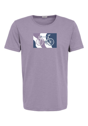 Lila:  Lässiges T-Shirt aus Bio-Baumwolle für Herren [18351]