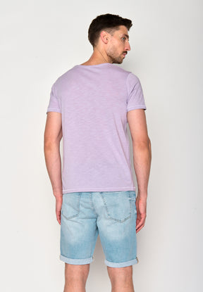Lilac: Sportliches T-Shirt aus Bio-Baumwolle für Herren [18354]
