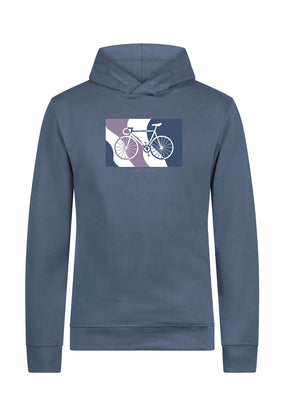 Blau:  Kuschliger Hoodie aus Bio-Baumwolle für Herren [18356]