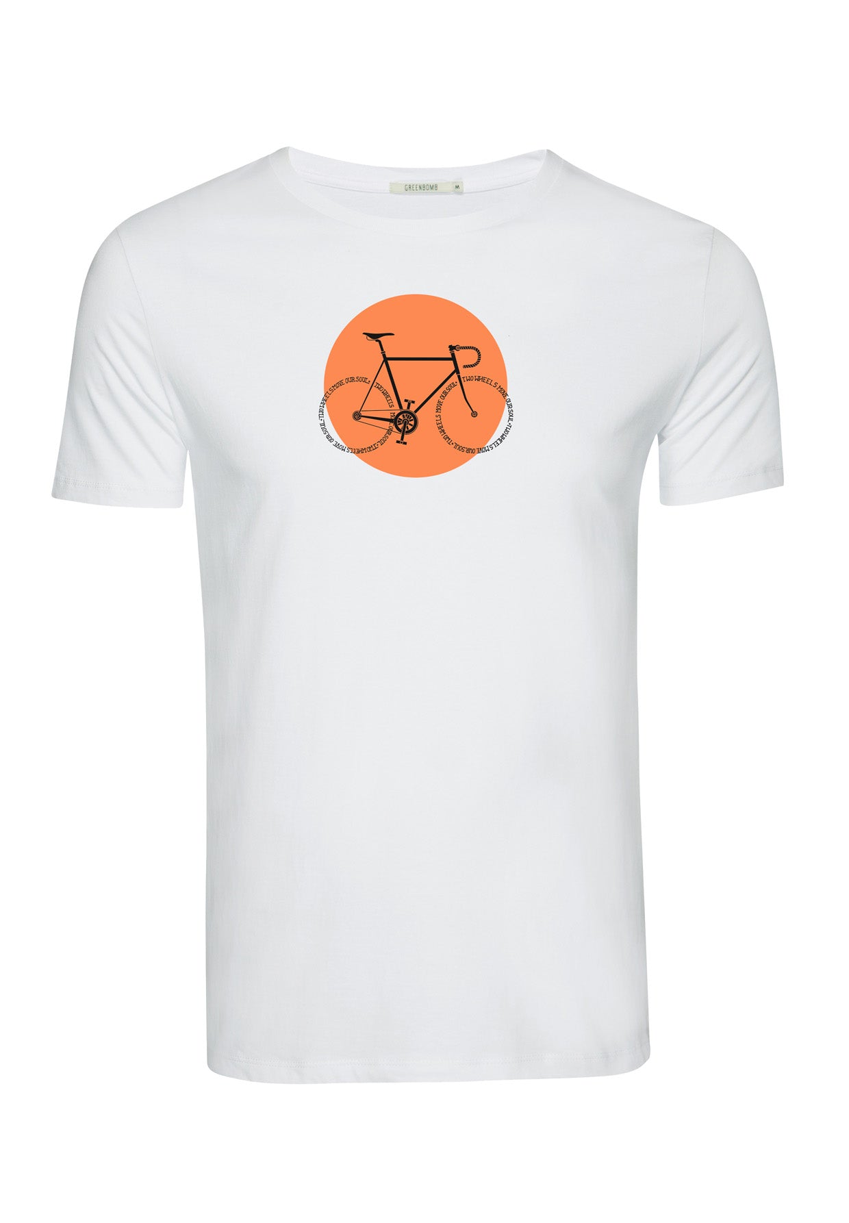 Weiß:  Sportliches T-Shirt aus Bio-Baumwolle für Herren [18370]