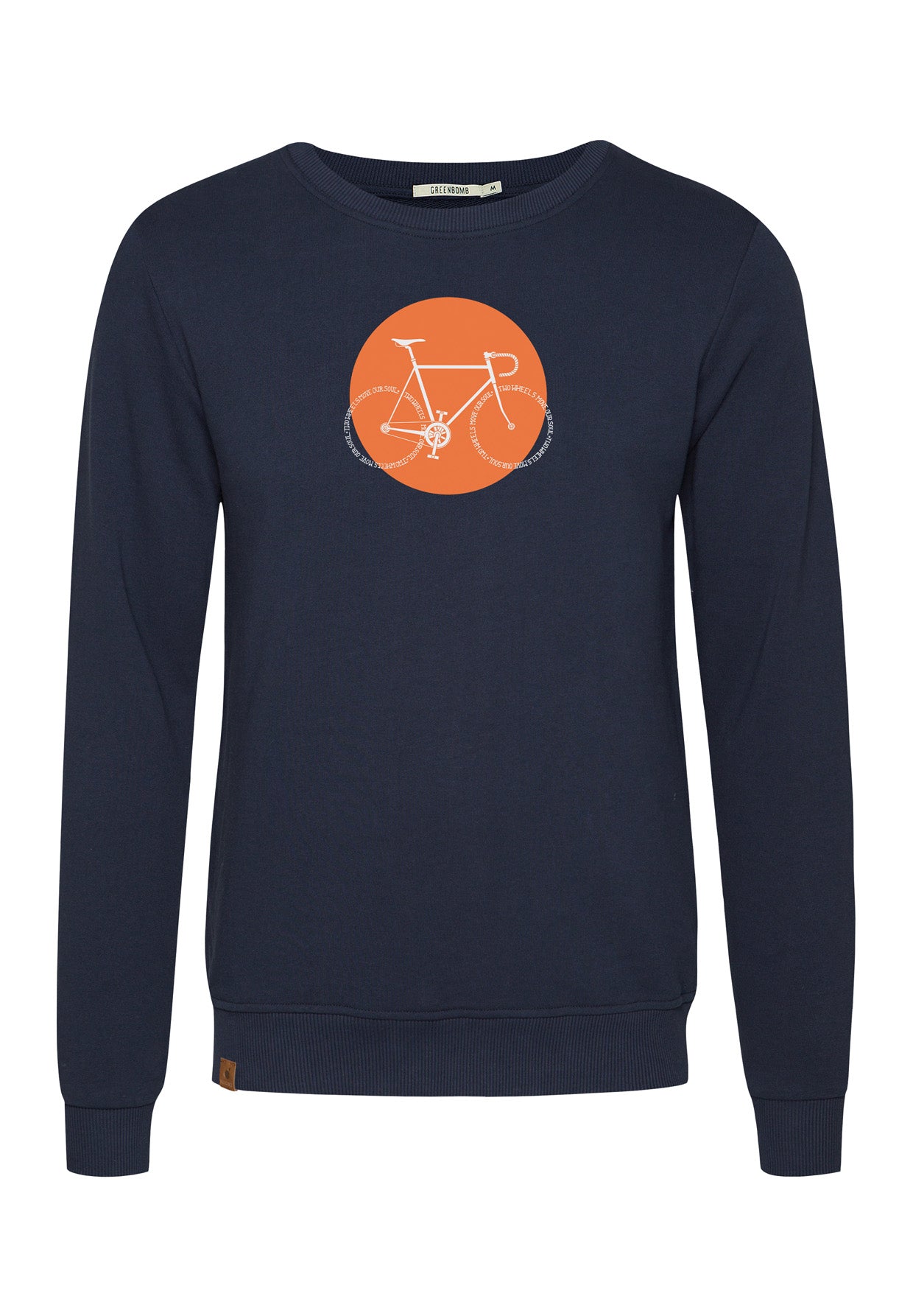 Navy: Gemütliches Sweatshirt aus Bio-Baumwolle für Herren [18395]