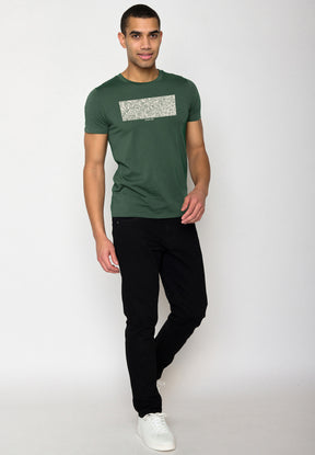 Bottle Green: Sportliches T-Shirt aus Bio-Baumwolle für Herren [18404]