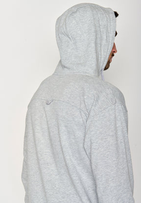 Grau:  Gemütlicher Hoodie aus Bio-Baumwolle für Herren [18412]