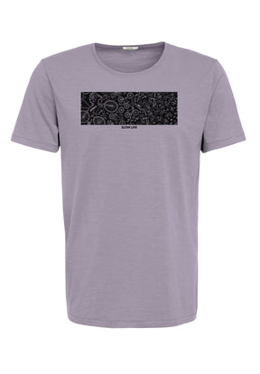Lilac: Sportliches T-Shirt aus Bio-Baumwolle für Herren [18413]