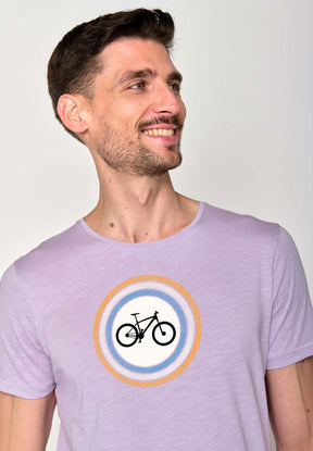 Lila:  Lässiges T-Shirt aus Bio-Baumwolle für Herren [18442]