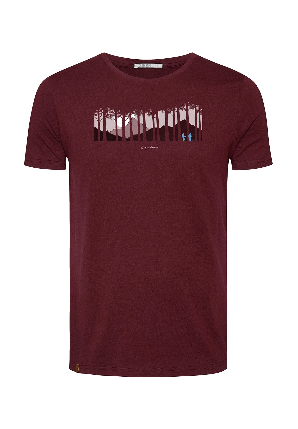 Rot:  Sportliches T-Shirt aus Bio-Baumwolle für Herren [18583]