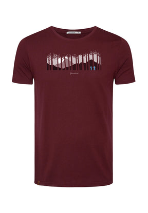 Rot:  Sportliches T-Shirt aus Bio-Baumwolle für Herren [18583]