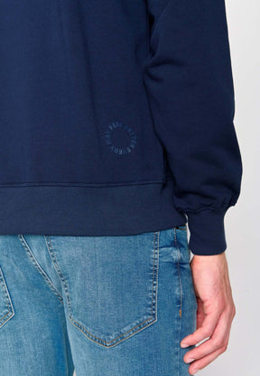 Blau:  Gemütlicher Hoodie aus Bio-Baumwolle für Herren [18588]