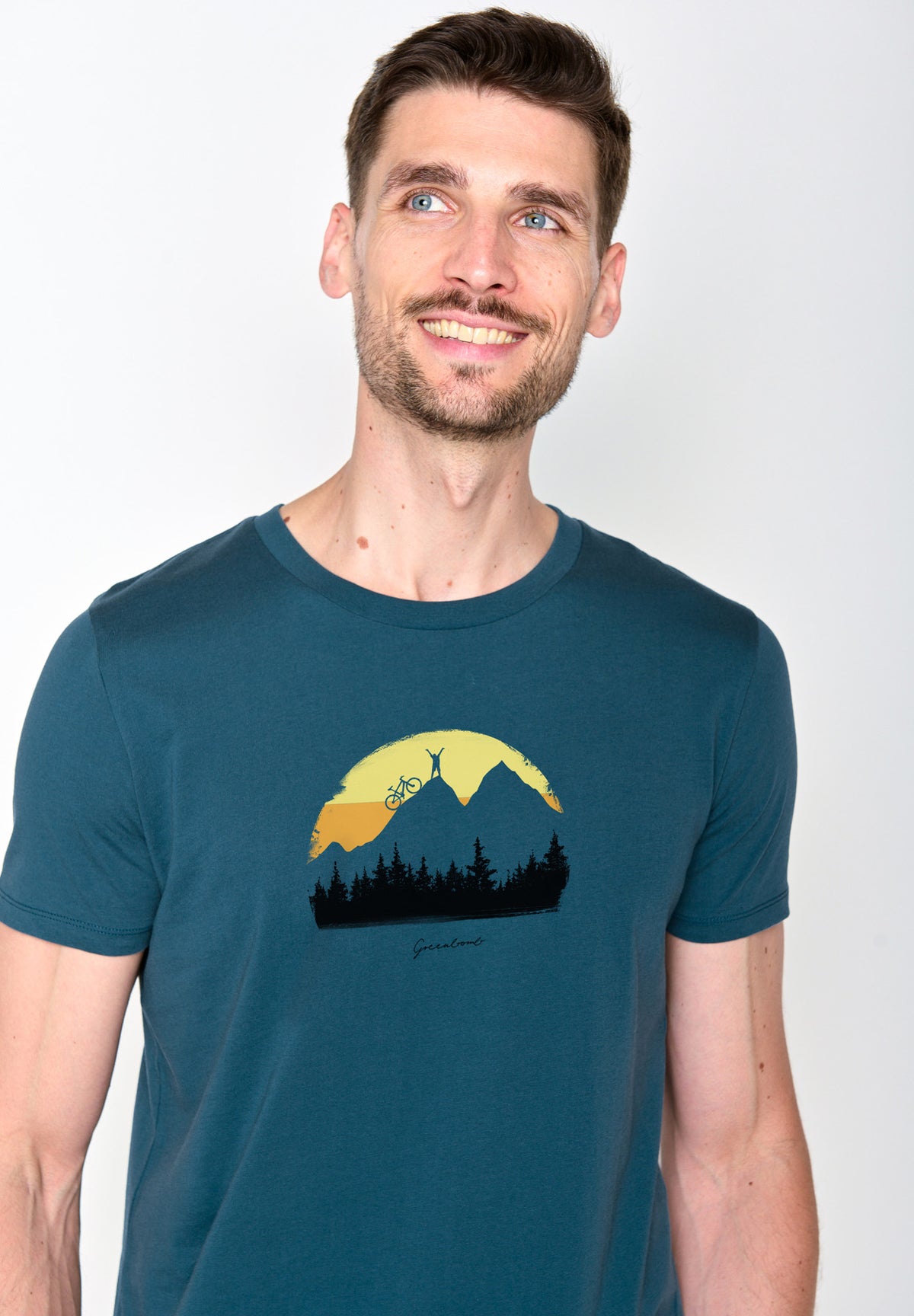 Blue Stone: Sportliches T-Shirt aus Bio-Baumwolle für Herren [18610]