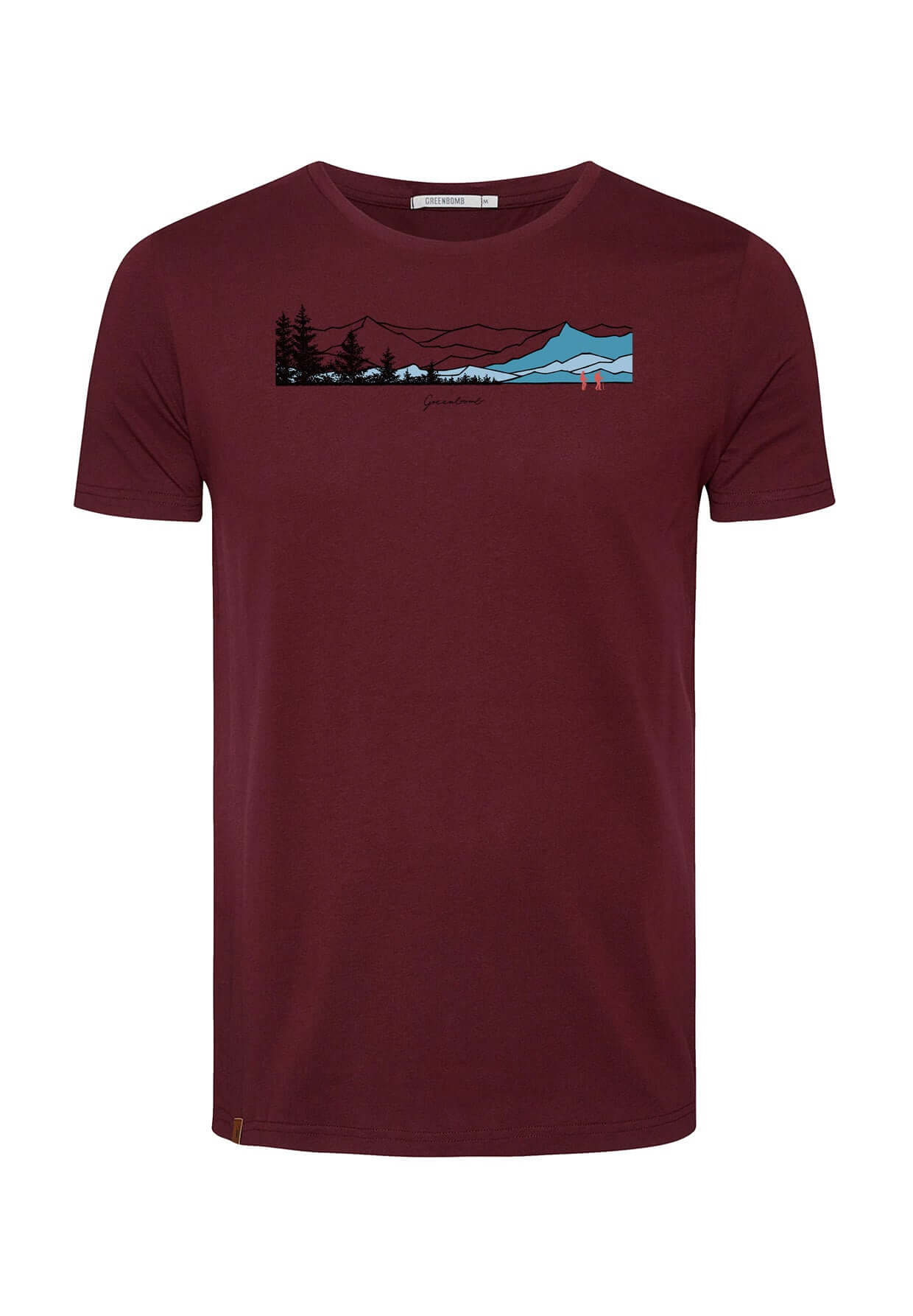 Rot:  Sportliches T-Shirt aus Bio-Baumwolle für Herren [18640]