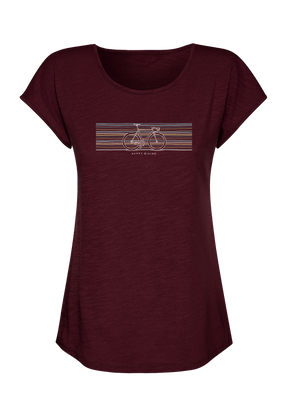 Velvet Rain: Lässiges T-Shirt aus Bio-Baumwolle für Damen [18706]