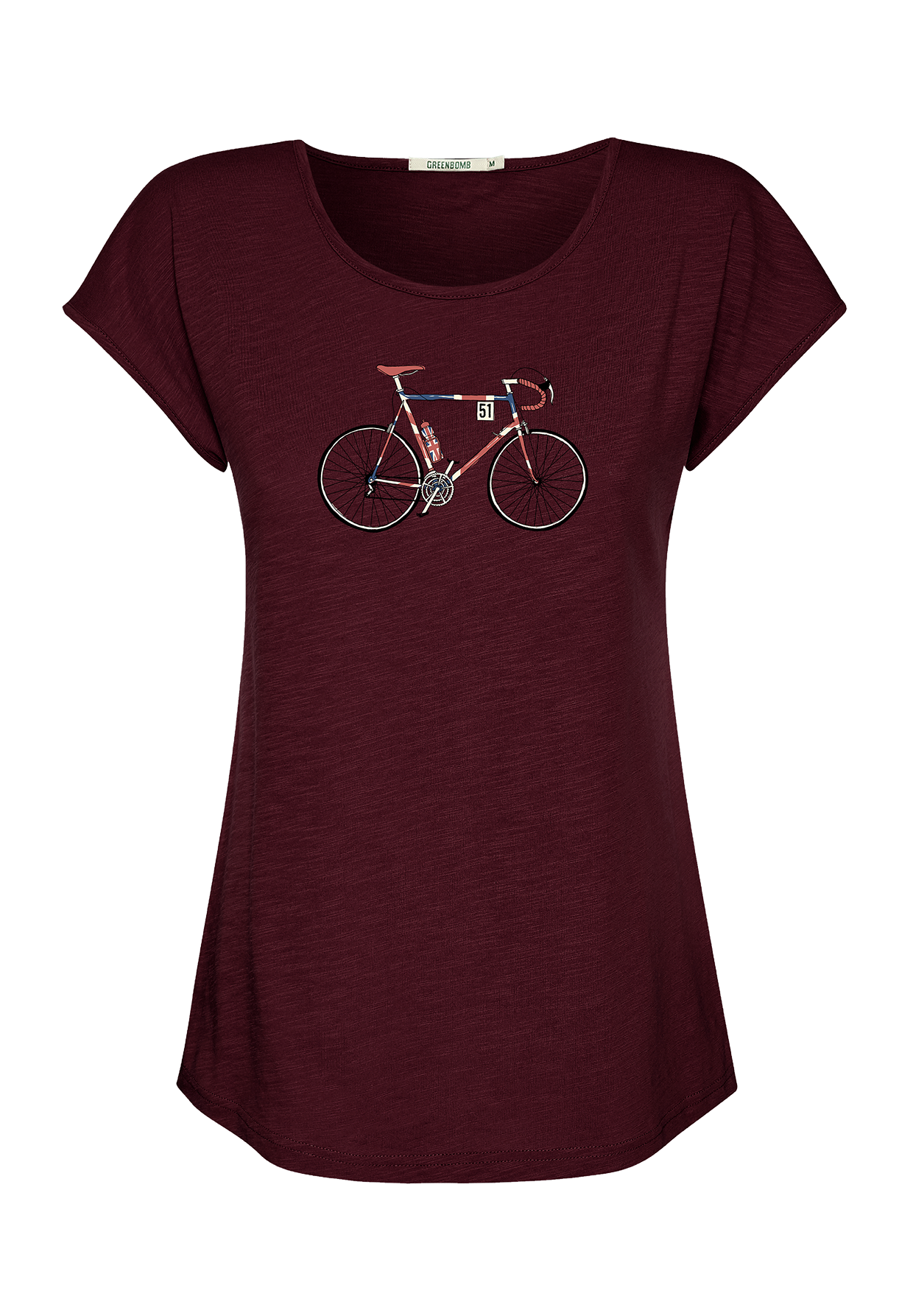 Velvet Rain: Lässiges T-Shirt aus Bio-Baumwolle für Damen [18710]