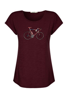 Velvet Rain: Lässiges T-Shirt aus Bio-Baumwolle für Damen [18710]