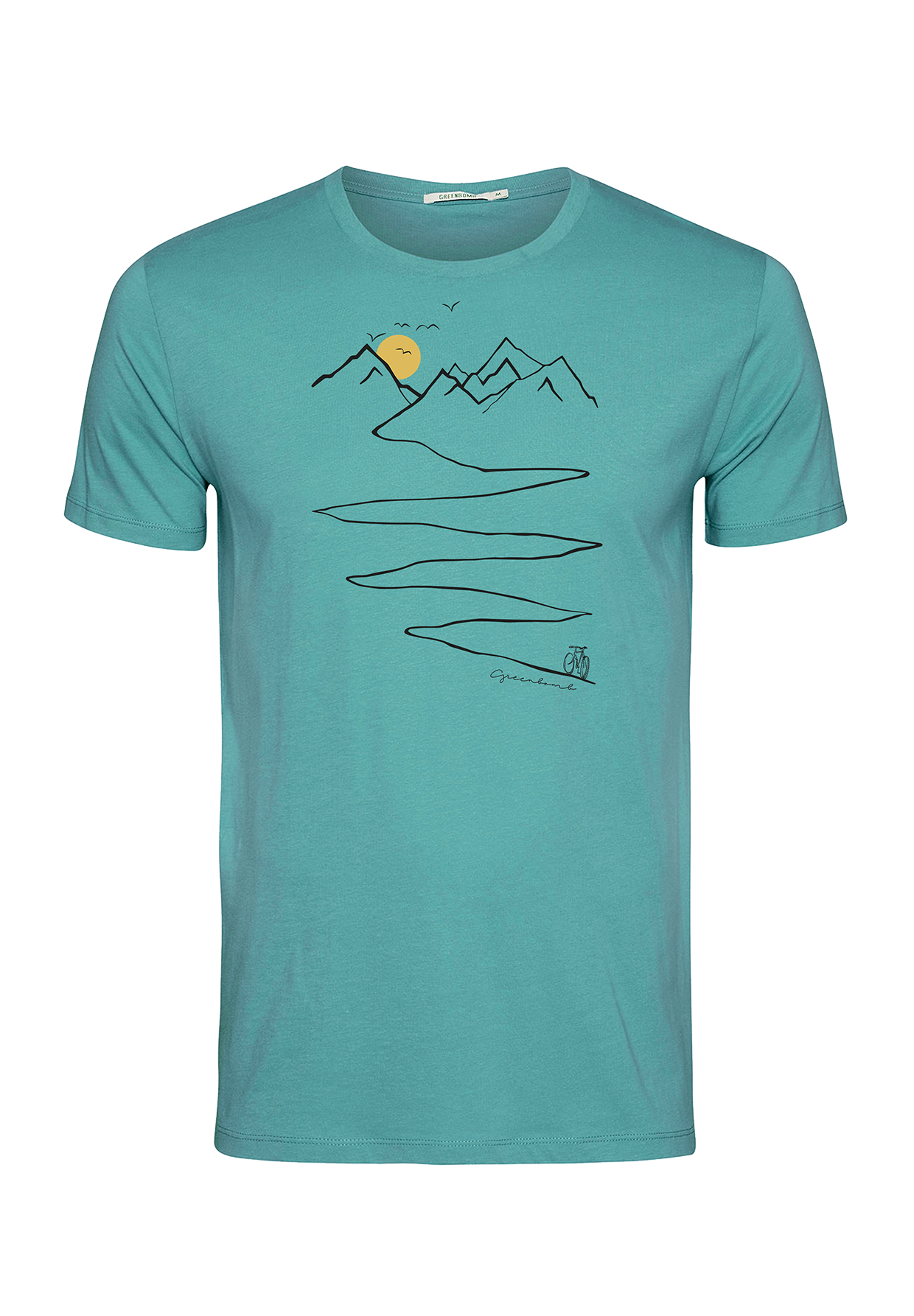 Citadel Blue: Sportliches T-Shirt aus Bio-Baumwolle für Herren [18792]