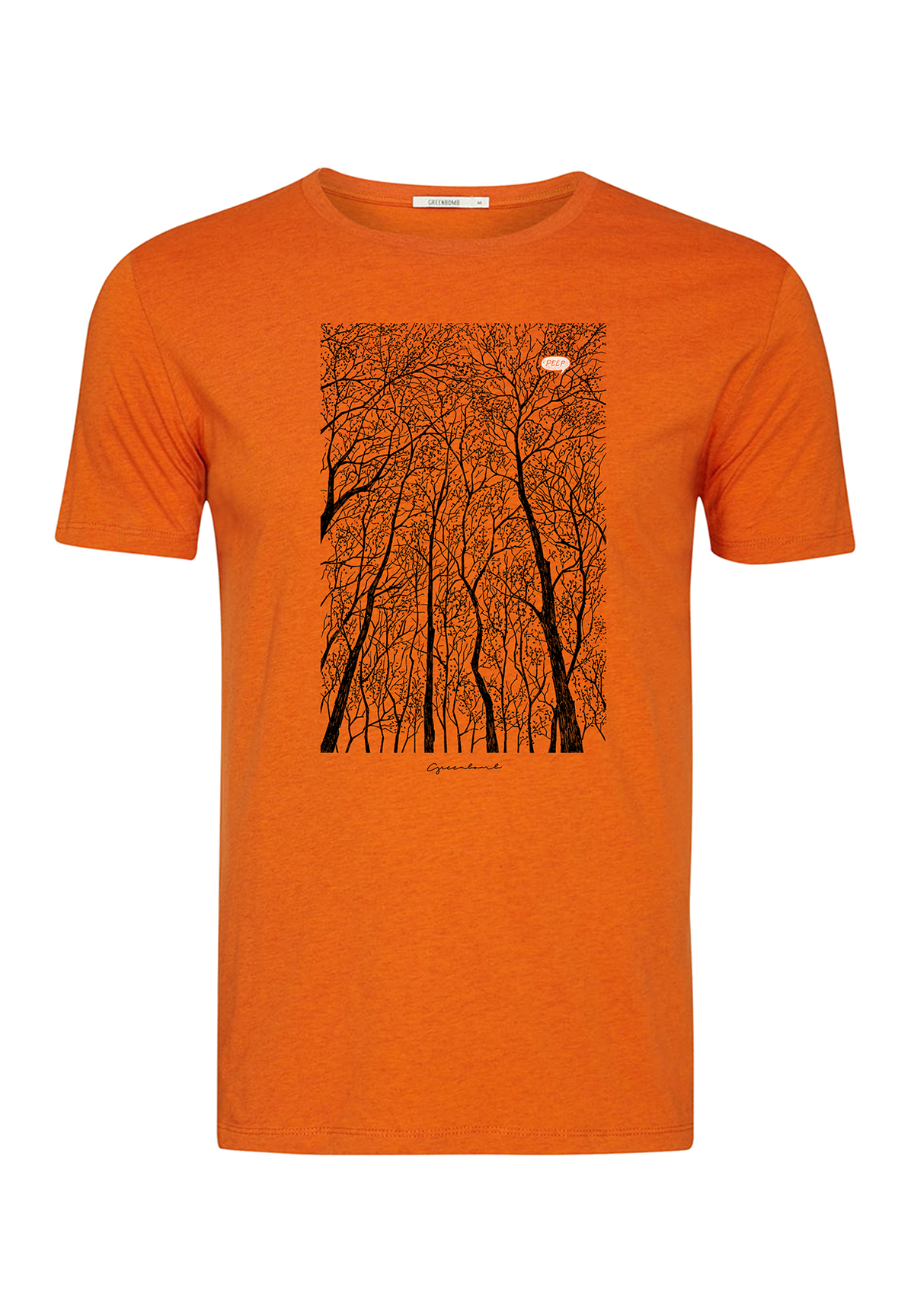Orang:  Sportliches T-Shirt aus Bio-Baumwolle für Herren [18824]