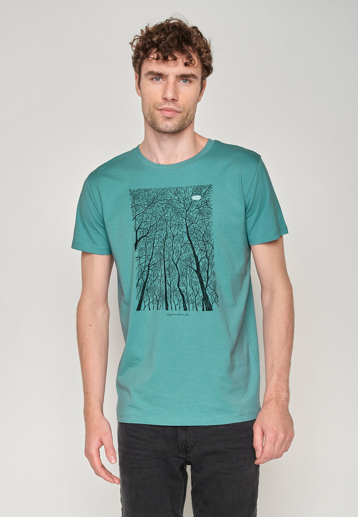 Citadel Blue: Sportliches T-Shirt aus Bio-Baumwolle für Herren [18825]