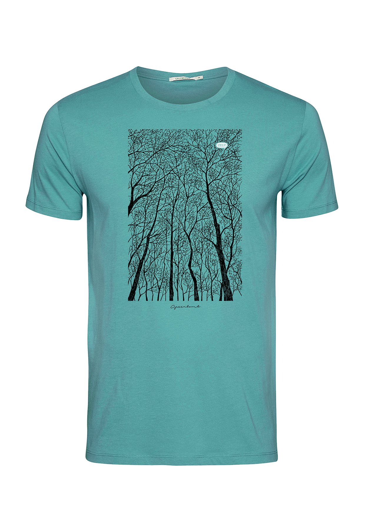 Citadel Blue: Sportliches T-Shirt aus Bio-Baumwolle für Herren [18826]