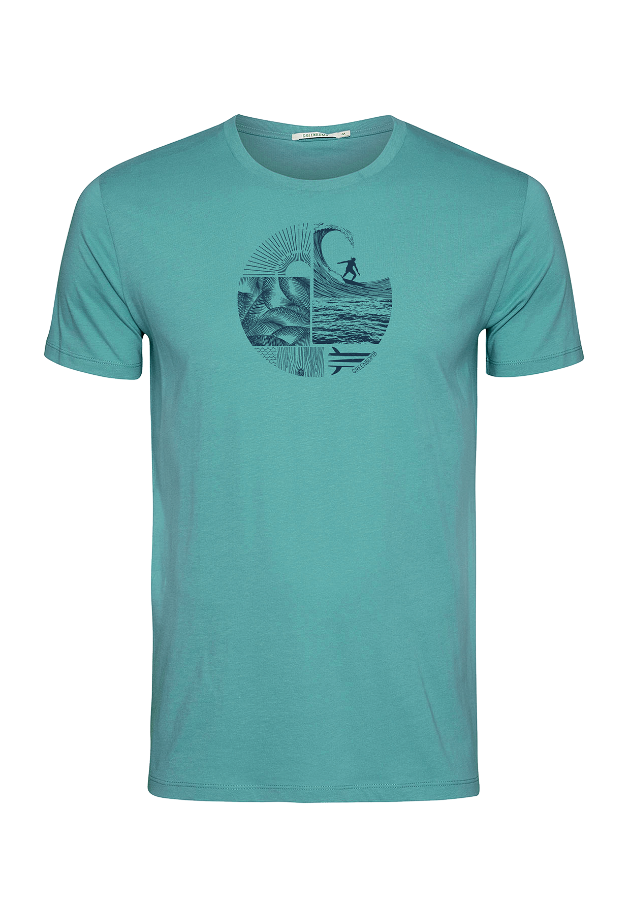Citadel Blue: Sportliches T-Shirt aus Bio-Baumwolle für Herren [18842]