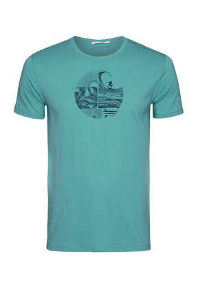 Citadel Blue: Sportliches T-Shirt aus Bio-Baumwolle für Herren [18842]