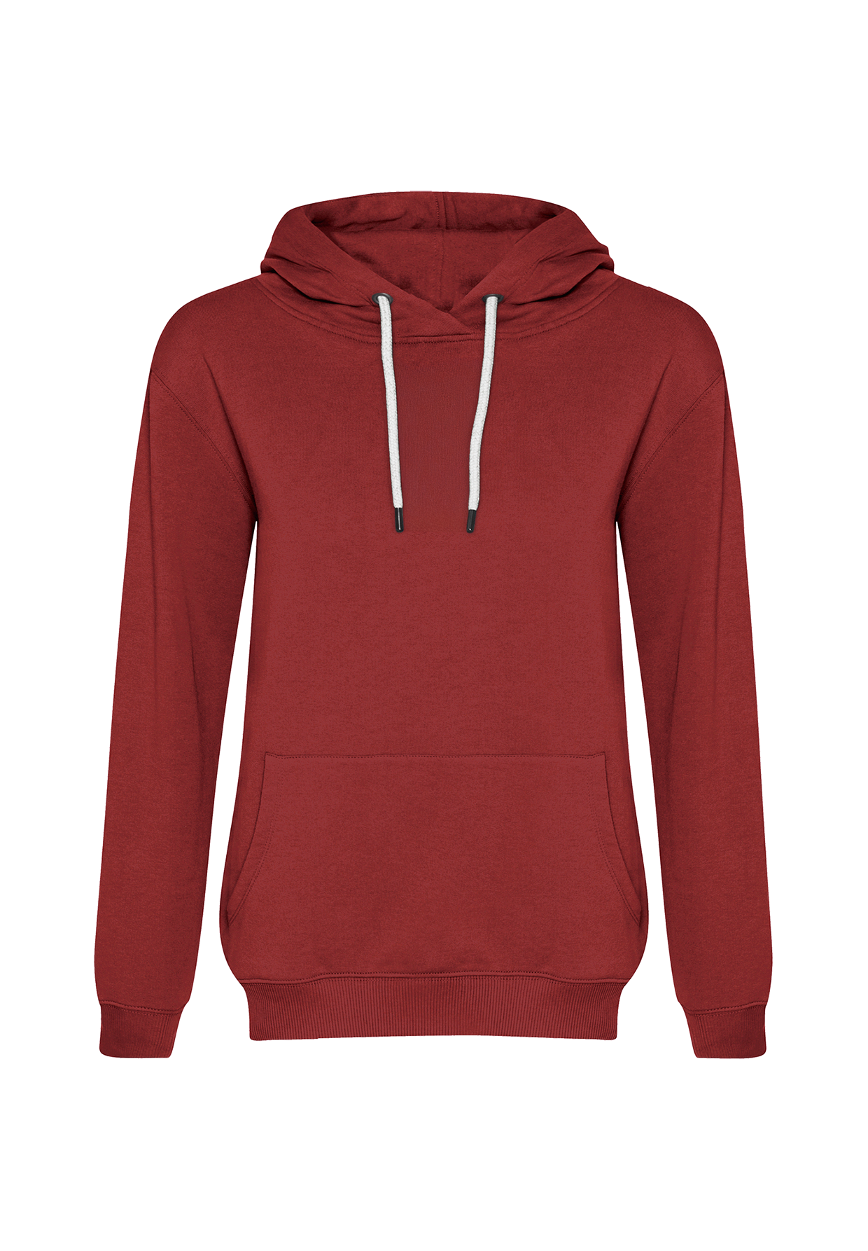 Rot:  Gemütlicher Hoodie aus Bio-Baumwolle für Damen [18852]