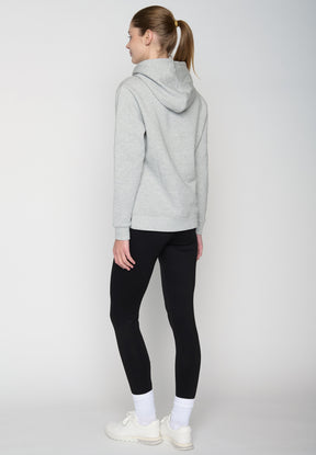 Grau:  Gemütlicher Hoodie aus Bio-Baumwolle für Damen [18856]