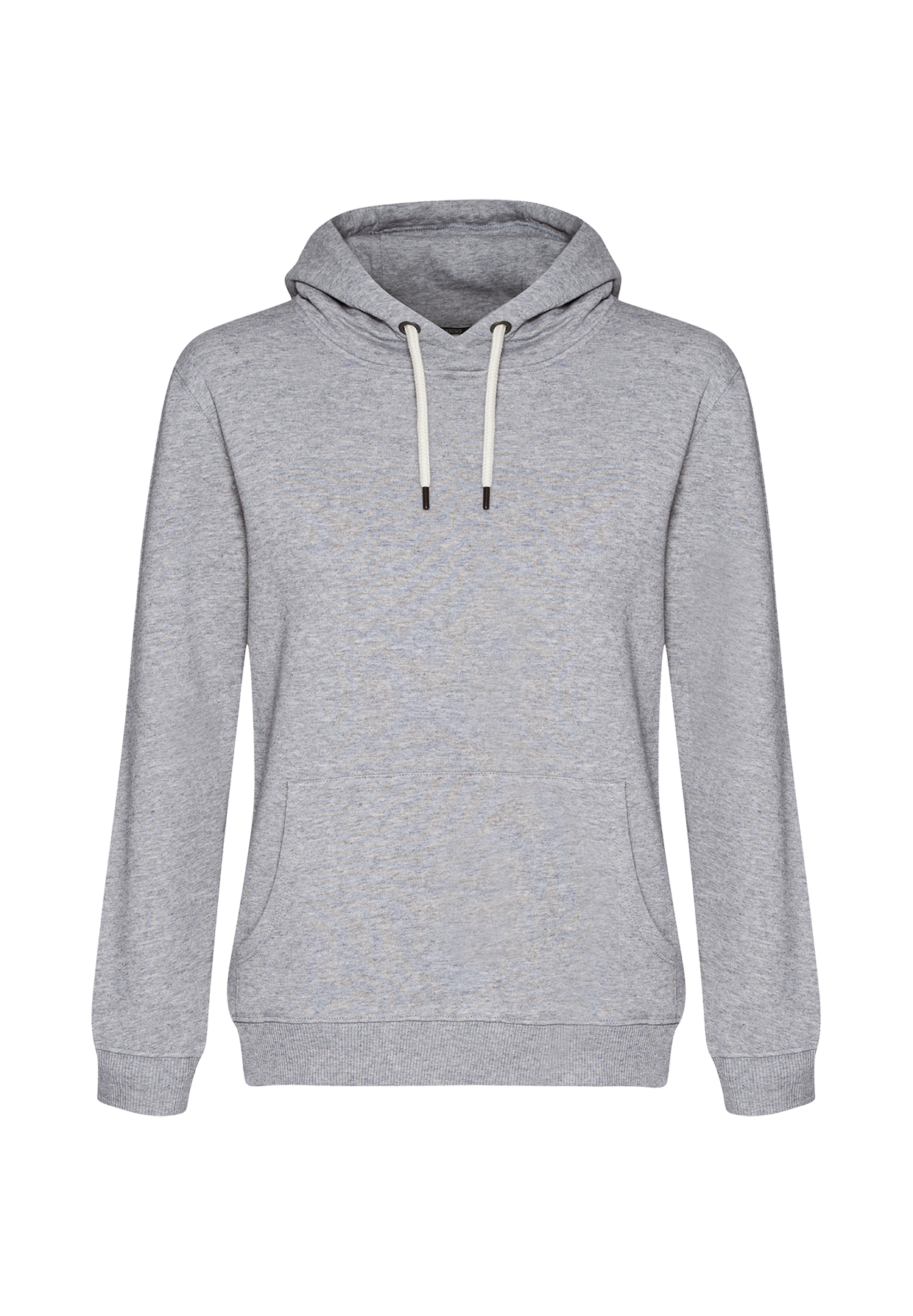 Grau:  Gemütlicher Hoodie aus Bio-Baumwolle für Damen [18858]