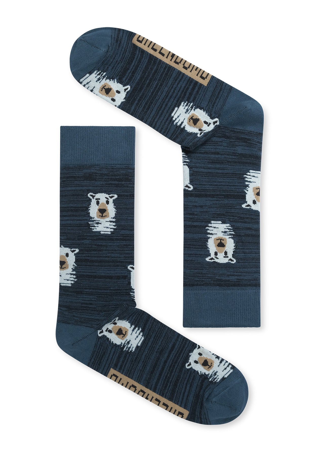 Weiß:  Lässige Socken aus Bio-Baumwoll Mix für Unisex [18877]