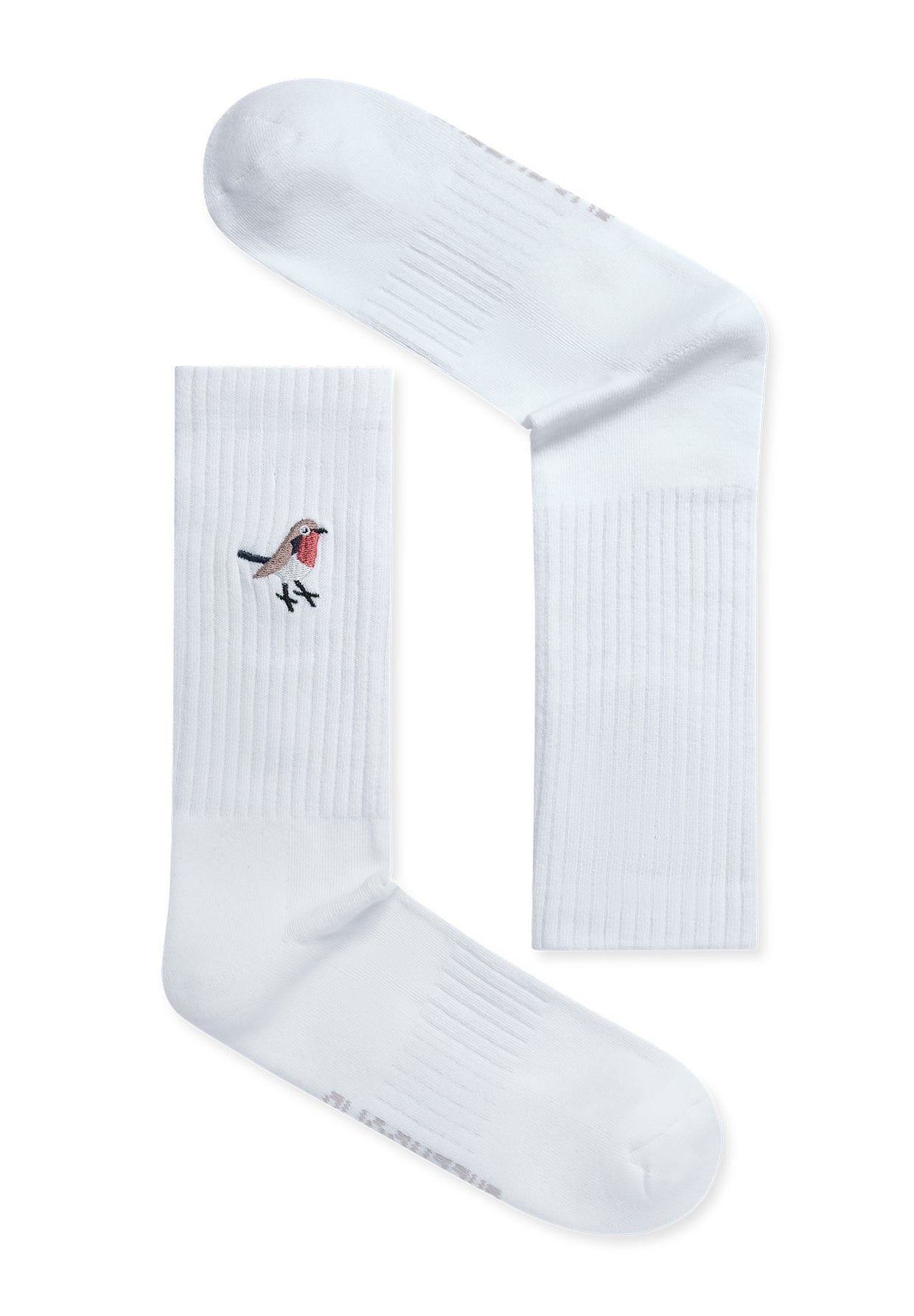 Weiß:  Lässige Socken aus Bio-Baumwoll Mix für Unisex [18943]