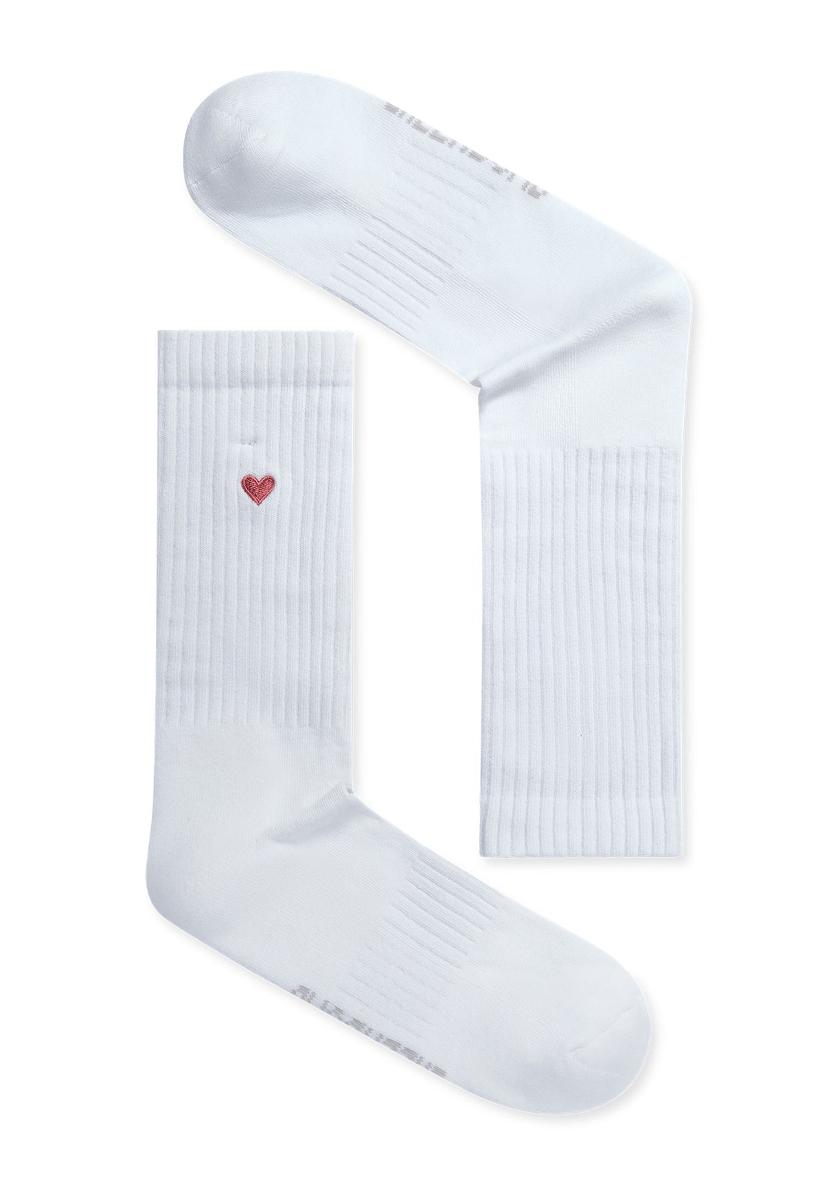 Weiß:  Lässige Socken aus Bio-Baumwoll Mix für Unisex [18951]
