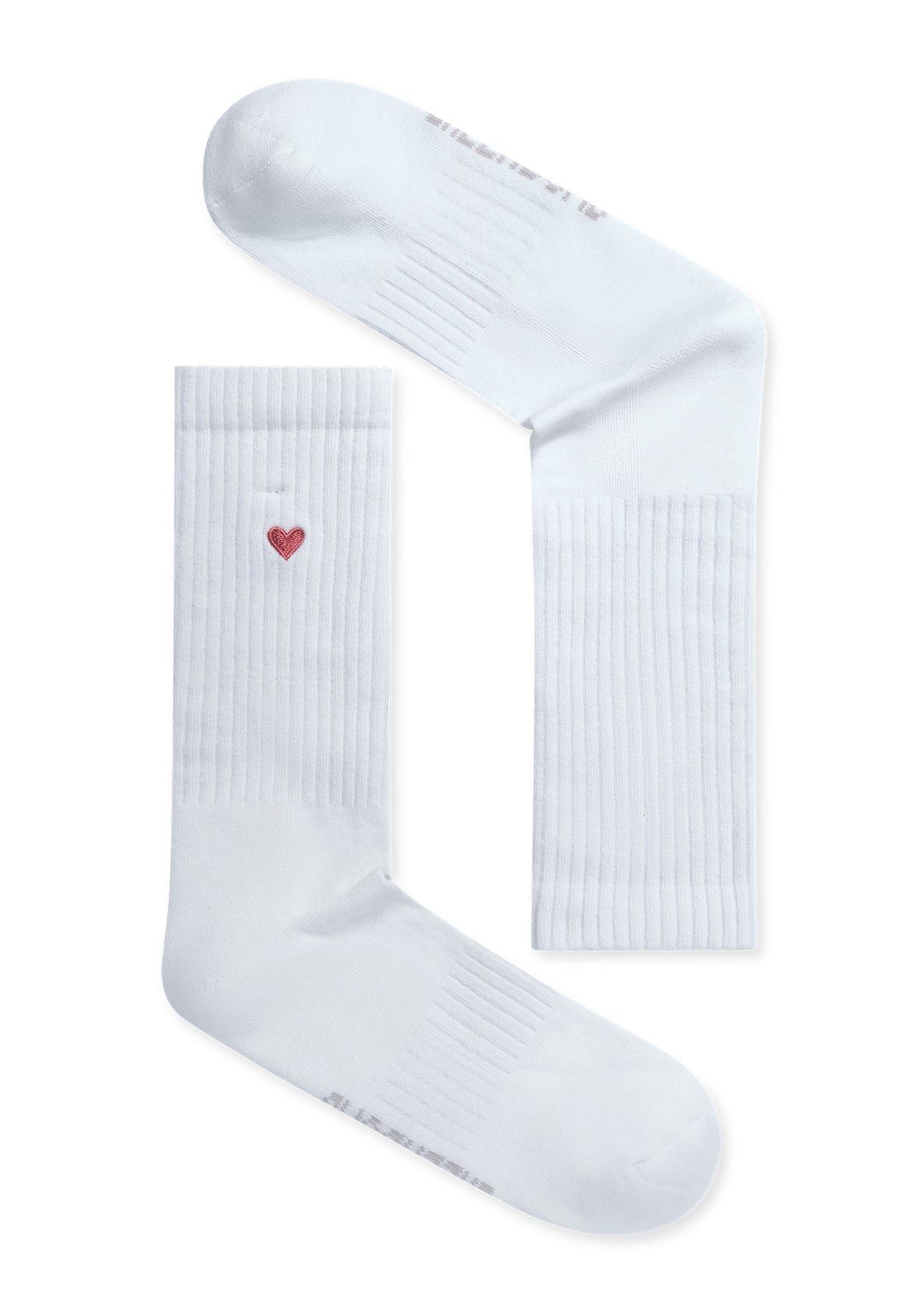 White: Lässige Socken aus Bio-Baumwoll Mix für Unisex [18953]