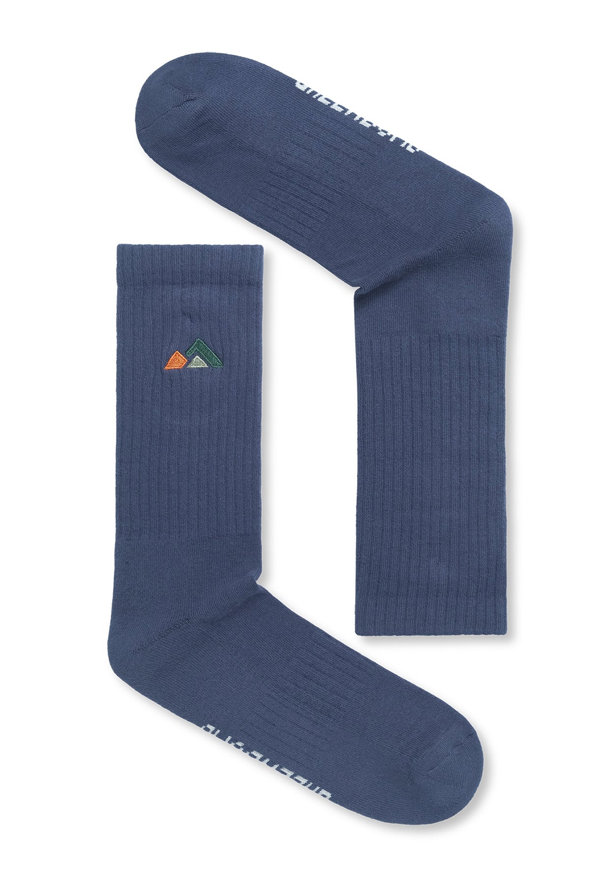 Blau:  Lässige Socken aus Bio-Baumwoll Mix für Unisex [18969]