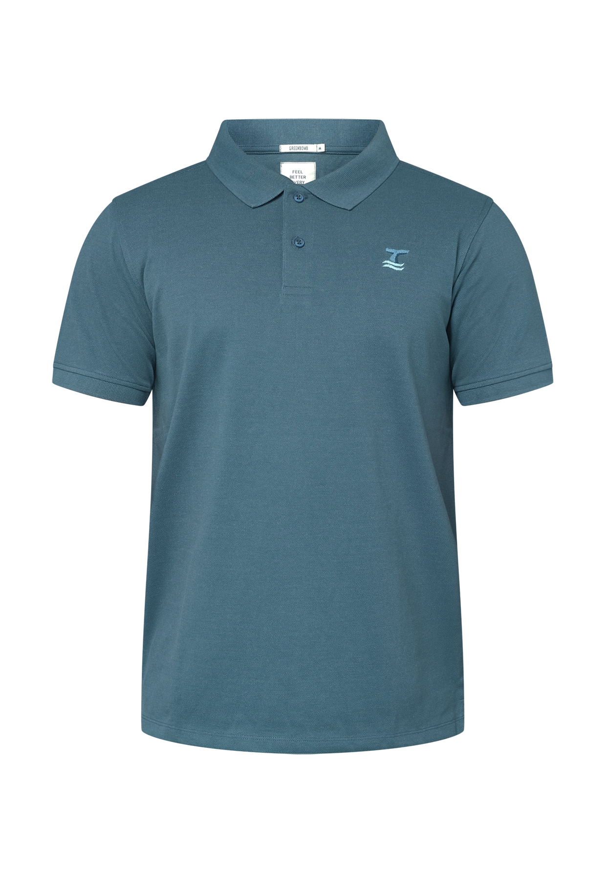 Blau:  Sportliches Polo aus Baumwoll-Mix für Herren [18993]