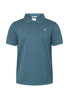 Blau:  Sportliches Polo aus Baumwoll-Mix für Herren [18993]