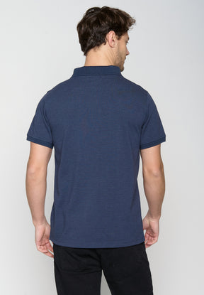 Blau:  Sportliches Polo aus Baumwoll-Mix für Herren [18996]